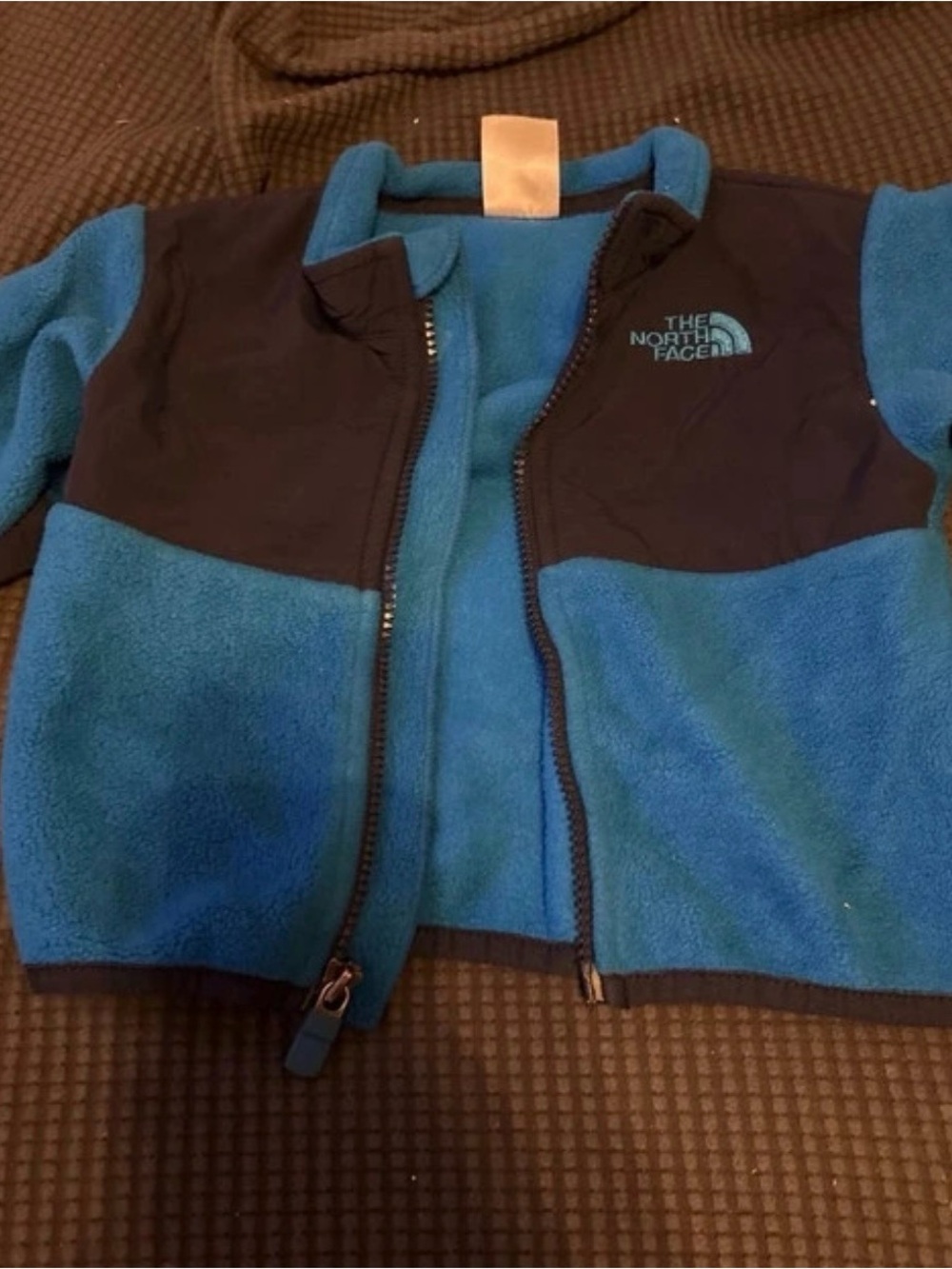 The North Face Kids Blue and Black Fleece Jacket